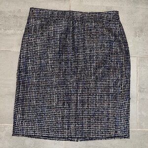 J. Crew Tweed Metallic Pencil Skirt Sz4